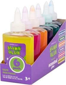 img 3 attached to 🍭 Maddie Rae's SCENTED Glue - (6 Count) 4oz Bottles - Blue Raspberry, Candy Apple, Watermelon Sherbet, Pineapple Upside Down Cake, Orange Creamsicle, Love Potion - Slime Kit Supplies, Crafts