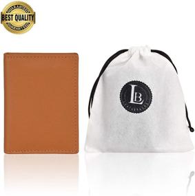 img 3 attached to Compact Leatherboss Credit Holder 💼 Wallet: Organize Your Cards in Style!