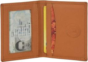 img 4 attached to Compact Leatherboss Credit Holder 💼 Wallet: Organize Your Cards in Style!