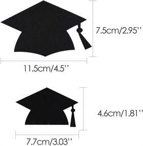 img 3 attached to 2021 Graduation Party Banner Set: KUUQA Grad Cap Shaped Photo Banner Garland with Photo Clip - Perfect Graduation Party Favors