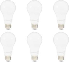 img 4 attached to Amazon Basics A19 LED Light Bulb 6-Pack, Dimmable, Soft White, 100W Equivalent, 10,000 Hours Lifetime