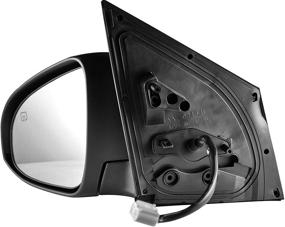 img 2 attached to 🚘 TO1320295: Зеркало силовое левое для водителя Toyota Corolla 2014-2017 с сигналом - ручное складывание и подогреваемое.