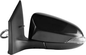img 4 attached to 🚘 TO1320295: Зеркало силовое левое для водителя Toyota Corolla 2014-2017 с сигналом - ручное складывание и подогреваемое.