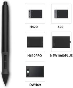 img 1 attached to 🖊️ HUION P68 Battery Pen: Digital Stylus for Huion Graphics Drawing Tablets