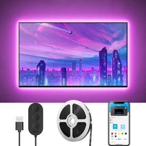 img 4 attached to Govee 10FT TV LED Backlight with App Control, 64+ Scene Modes, Music Sync, RGB Color Changing for 46-60 inch TVs, Computers, Bedrooms - USB Powered