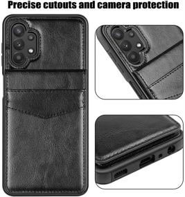 img 1 attached to LakiBeibi Galaxy A32 5G Case: Stylish Leather Wallet with Card Holders for Samsung Galaxy A32 5G (2021)