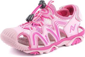 img 4 attached to NF Fuchsia Boys' Sandals NFBSN125 by Nova NF