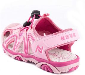 img 1 attached to NF Fuchsia Boys' Sandals NFBSN125 by Nova NF