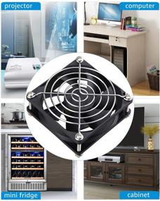 img 2 attached to 🌬️ Efficient Cooling Solution: GDSTIME Dual 80mm USB Fan for Receiver DVR, Playstation, Xbox & Computer Cabinet Cooling
