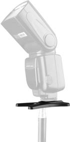 img 2 attached to 📸 Anwenk Camera Flash Stand Flash Speedlight Hot Shoe Mount Stand with 1/4" Metal Tripod Thread for Flash Speedlight Speedlite, Canon Nikon Sigma Olympus Panasonic Pentax Compatible (4 Pack)