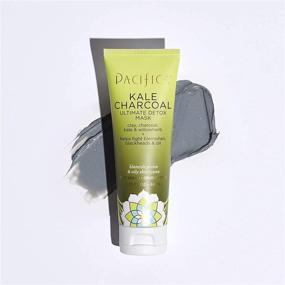 img 1 attached to 🥬 Pacifica Kale Charcoal Ultimate Detox Face Mask - Vegan & Cruelty-Free! (Lime, 2.25 Fl.Oz) Perfect for All Skin Types!