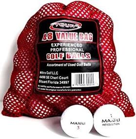 img 3 attached to Maxfli 48 Recycled Golf Balls: Premium Quality in Convenient Mesh Bag