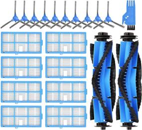 img 4 attached to 🔧 Comprehensive Replacement Parts Kit for Coredy R3500, R550, Goovi 1600PA, iMartine C800, DeenKee DK600, Bagotte BG600: Brushes, Filters, and Accessories