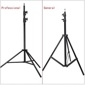 img 3 attached to 📸 Neewer PRO 9ft Heavy Duty Aluminum Alloy Photography Light Stands Kit - Perfect for Video, Portrait, and Photography Lighting (2 Pieces)