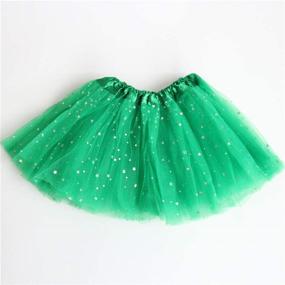 img 1 attached to 👗 Csbks Sparkle Layered Princess Ballet Girls' Clothing, Skirts & Skorts