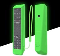 protection and convenience: sikai shockproof silicone case for xfinity comcast xr15 voice remote - glow in dark-green logo