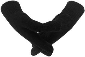 img 1 attached to 🧤 Warm & Cozy: LETHMIK Winter Thick Gloves Lining - Essential Men's Accessory for Cold Weather!