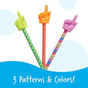 img 3 attached to 🎓 Learning Resources Patterned Hand Pointers: Homeschool and Classroom Pointer Set for Kids, Reading Pointers, 3-Pack, Ages 3+