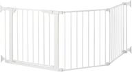 🚪 command pet custom fit gate: perfectly sized at 29.5" for a neat & stylish white look logo