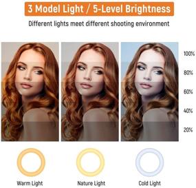 img 3 attached to Inkeltech Selfie Ring Light Foldable