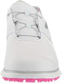 img 3 attached to FootJoy Womens Shoes White Silver Sports & Fitness