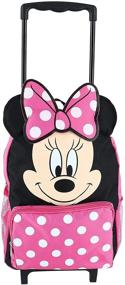 img 3 attached to ✨ Minnie Mouse Softside Rolling Backpack: Adorable & Convenient Travel Companion!