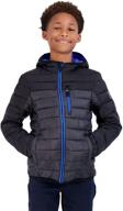 🧥 zeroxposur boys' elastic fleece puffer jacket - jackets & coats collection logo