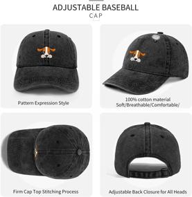 img 3 attached to 🧢 Women's Baseball Caps: Cute, Distressed Dad Hats for Women - Vintage Adjustable Ball Cap