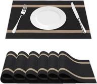 premium fyy placemats: anti-skid & heat resistant kitchen table mats logo