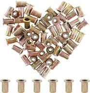 🔩 hilitchi 60 pcs 5/32-32 unc rivet nuts threaded insert nut: ultimate fastening solution! логотип