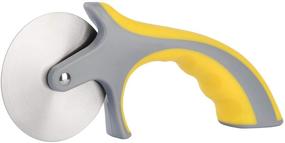 img 4 attached to 🍕 Katfort Stainless Steel Pizza Cutter Wheel with Non Slip Handle - Premium Pizza Slicer Knife for Effortless Slicing