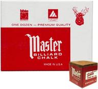 🎱 masters gold/tan cue chalk - 2 dozen: premium quality billiards chalk for enhanced performance логотип