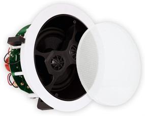 img 4 attached to 🎶 Theater Solutions TS650S Dual Voice Coil In-Ceiling 6.5" Stereo Home Speaker for Whole House Audio