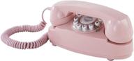 📞 crosley cr59-pi pink princess phone featuring advanced push button technology for enhanced seo logo