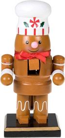 img 4 attached to 🎄 Clever Creations 6 Inch Gingerbread Man Nutcracker: Festive Christmas Décor for Shelves and Tables