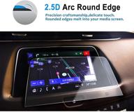 ⚙️ lfotpp 2019 2020 2021 cadillac xt4 2020+ cadillac ct4 navigation screen protector - clear tempered glass touch infotainment screen guard with scratch-resistant & extreme clarity logo