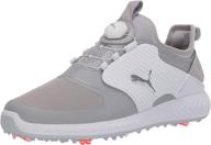 puma golf ignite pwradapt caged disc golf shoe for men: maximum performance and comfort logo