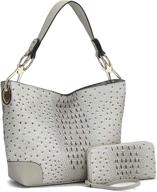 👜 mia k farrow women's handbags, wallets, and hobo bags by mkf collection logo