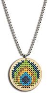 large circle peacock pendant counted cross stitch kit by dimensions crafts (72-74067) logo