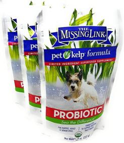 img 2 attached to 🐾 Boost Your Pet's Health with (3 Pack) Pet Kelp Probiotic Formula, 8 Ounces each