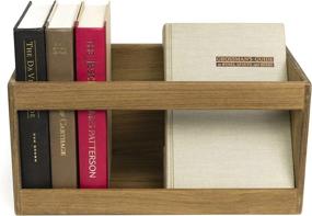 img 1 attached to Whitecap Teak Hardcover Book Rack