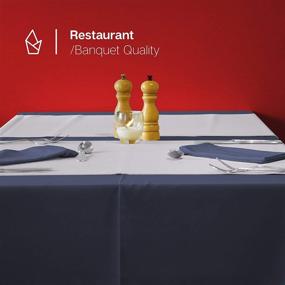 img 1 attached to 🍽️ Gee Moda Rectangle Tablecloth: A Versatile Food Service Essential for Tabletop & Serveware