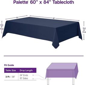 img 2 attached to 🍽️ Gee Moda Rectangle Tablecloth: A Versatile Food Service Essential for Tabletop & Serveware