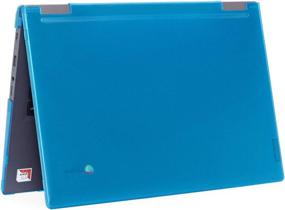 img 4 attached to 📦 mCover Hard Shell Case for 2019 14-inch Lenovo 14e Series Chromebook Laptop (Not Compatible with Older Lenovo N42 / S330 and 11.6-inch N22 / N23 / N24 Chromebooks) (LEN-C14e Aqua)