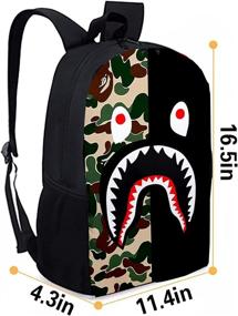 img 3 attached to Двухслойный рюкзак SchoolBag Outdoor Bookbag