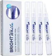 🌟 advanced teeth whitening pen - pack of 4 pens, over 40 applications, highly effective, painless & sensitivity-free, travel-friendly, user-friendly, achieve a brilliant white smile, refreshing natural mint flavor logo