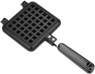 🥞 efficient non-stick double-side waffle baking mold pan: premium aluminum alloy waffle cone maker for household gas cooktops – ultimate waffle press plate cooking & baking tool логотип