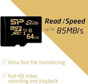 img 2 attached to Silicon Power 64GB MicroSDXC UHS-1 Memory Card (Adapter Excluded) - Ideal for Dash Cam and Raspberry Pi Memory Card Compatibility