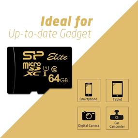 img 1 attached to Silicon Power 64GB MicroSDXC UHS-1 Memory Card (Adapter Excluded) - Ideal for Dash Cam and Raspberry Pi Memory Card Compatibility