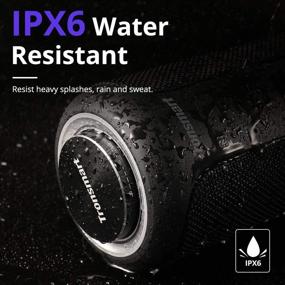 img 1 attached to Tronsmart T6 Plus: Улучшенная ультрапремиум Bluetooth колонка с 360° HD Surround 🔊 Звучанием, защитой IPX6 от воды, эффектами Tri-Bass и 15 часами прослушивания - идеальна для внутренних и наружных вечеринок!